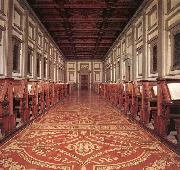 Michelangelo Buonarroti Laurentian Library oil painting